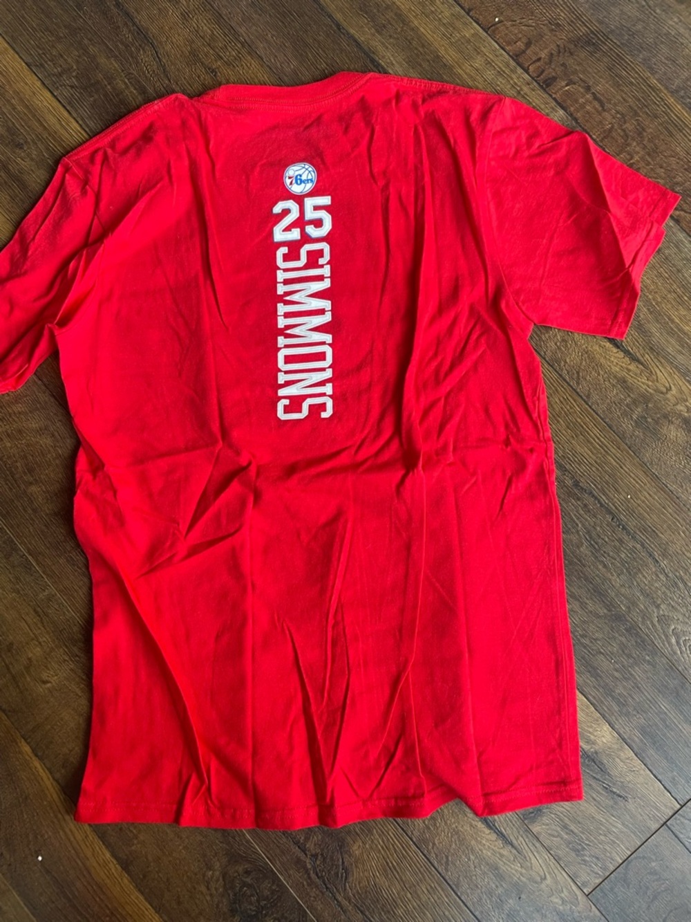 Fanatics Red Philly 76ers Short Sleeve Tee  Kids XL Philadelphia Shirts 3/$15 - Picture 6 of 7